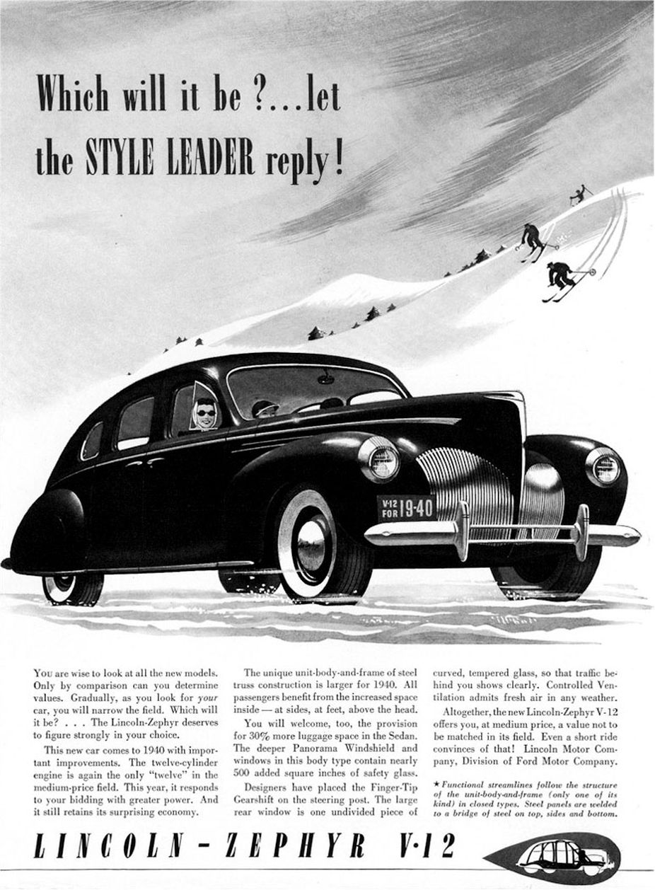 1940 Lincoln Zephyr 12